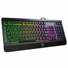 Gaming keyboard Wired Gaming Mouse Kit 104 Keycaps With RGB Backlight Russian keyboard Gamer Ergonomic Silent Mause For Laptop